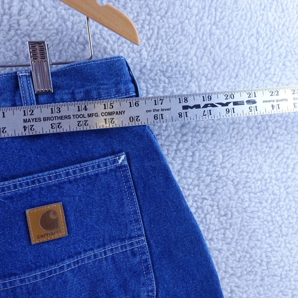 Carhartt B13-DST Loose Original Fit Carpenter Jeans Mens 33x28 Denim BD0013-M - Picture 4 of 7